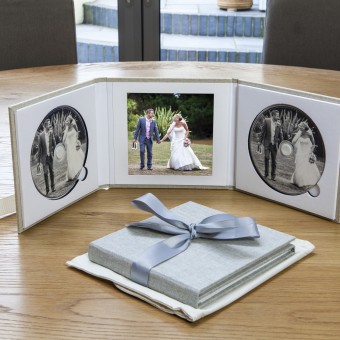 Linen Double CD Folio